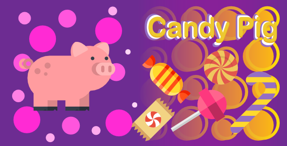 Candy Pig | Html5 Mobile Game | android & ios