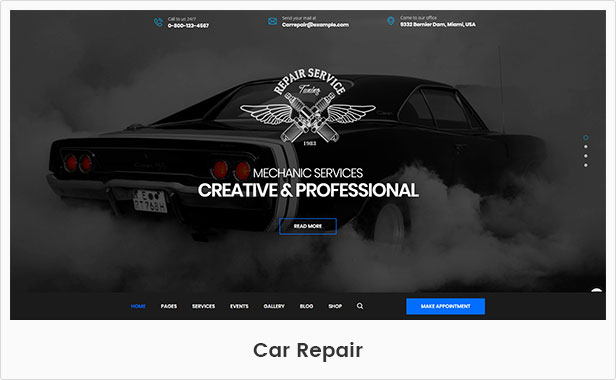 Car Repair WordPress theme