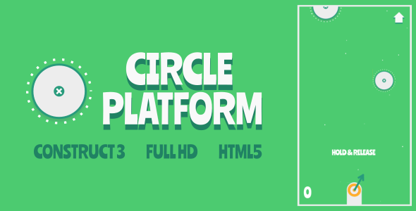Circle Platform - HTML5 Game (Construct3)