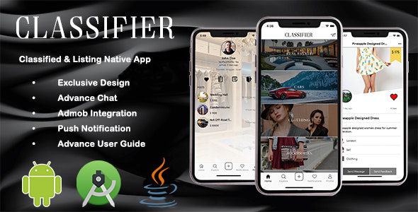 Classifier | Classified & Listing Native Android App