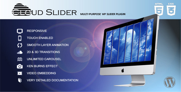 Cloud Slider - Responsive Wordpress Slider