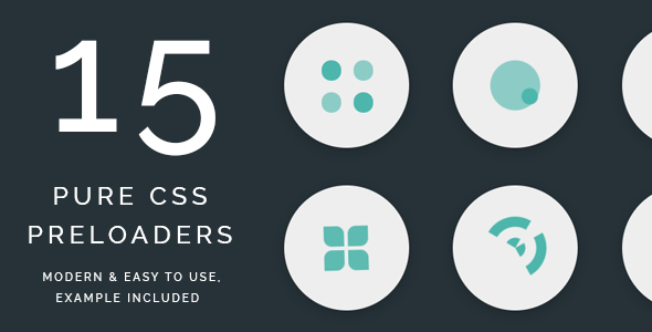 Collection of 15 Pure CSS Page Preloaders