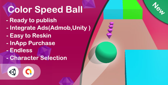 Color Speed Ball 3D (Unity Complete+Admob)