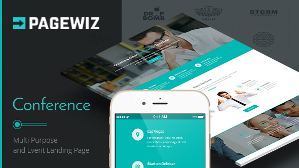 Conference - Pagewiz Landing Page