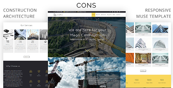 Cons_Construction & Architecture Muse Template