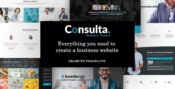 Consulta - Professional Business, Financial Drupal 8 Theme