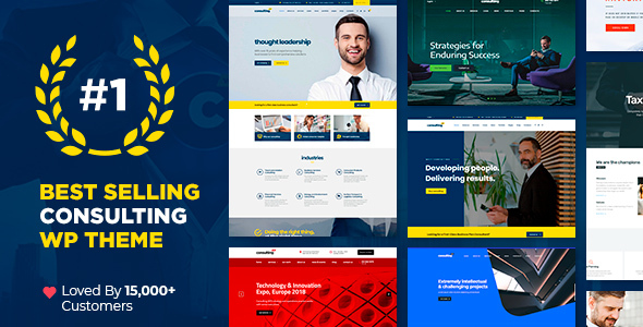 Consulting - Business, Finance WordPress Theme