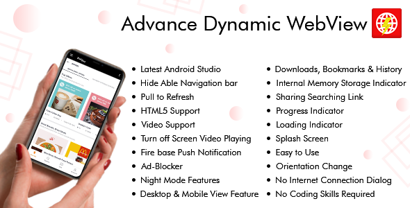 Convert Dynamic Website into Android App & Web Dashboard