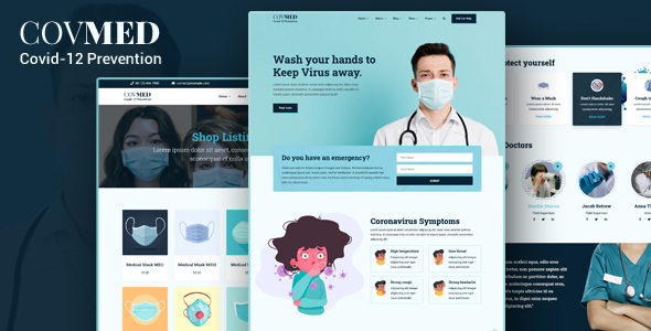 Covmed - Covid-19 Prevention Joomla Template