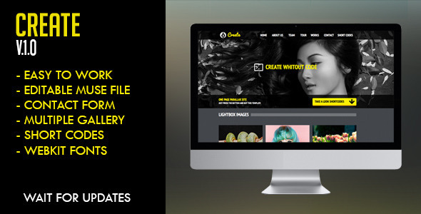 Create Muse Template