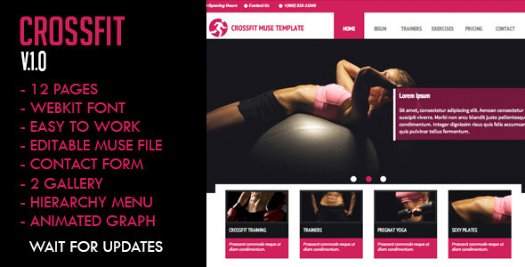 Crossfit Muse Template