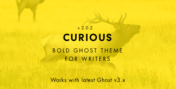Curious - Blog and Magazine Ghost Theme