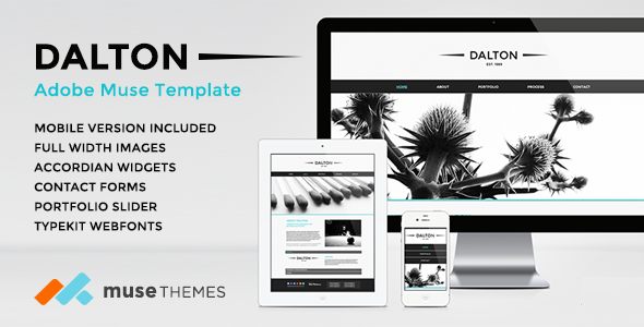 Dalton | Premium Adobe Muse Template