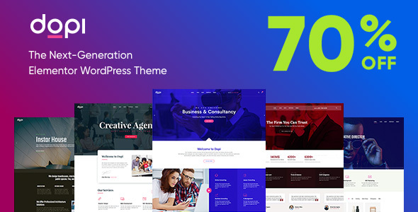 Dopi - Elementor MultiPurpose WordPress Theme