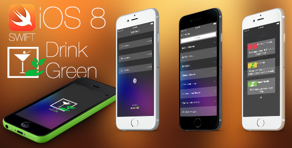 Drink Green - iOS9 Swift2 Project - Universal Build