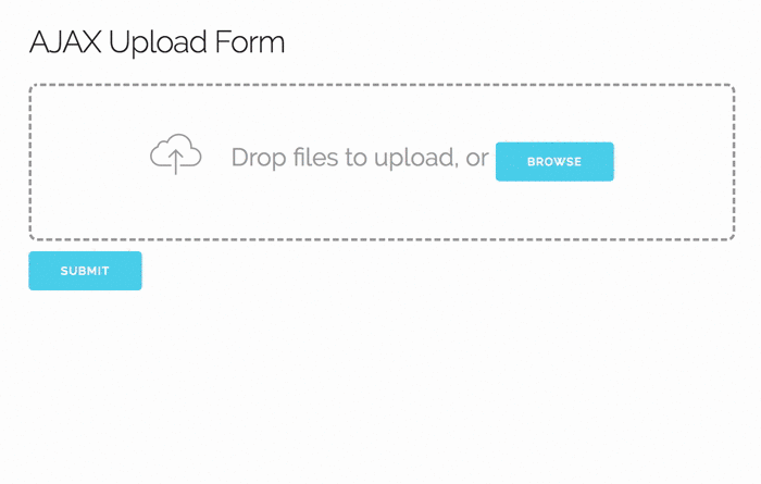 Drop Uploader Files Thumbnail