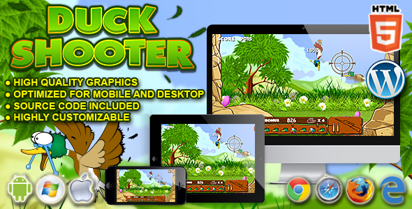 Duck Shooter - HTML5 Game