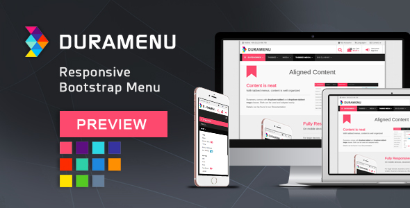 Duramenu | Responsive Bootstrap Menu