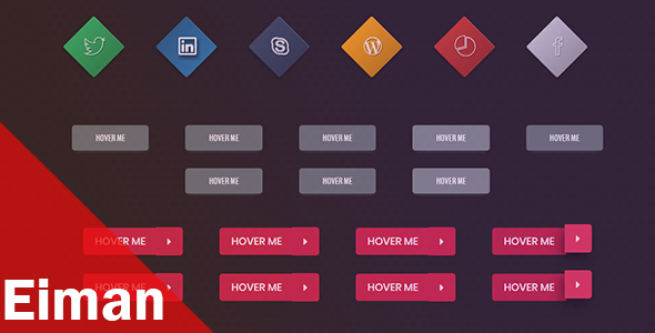 EIMAN CSS3 Buttons Collection