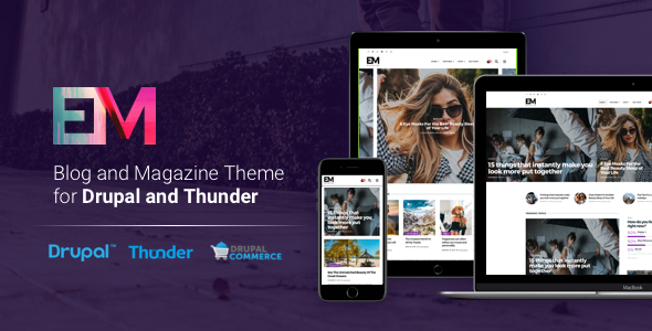 EM - Blog & Magazine Drupal Theme