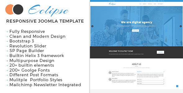 Eclipse - Multipurpose Responsive Joomla Theme