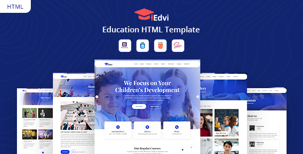 Edvi - Education HTML Template