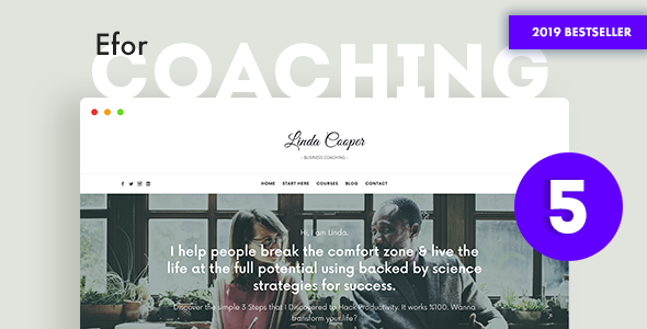 Efor - Coaching & Online Courses WordPress Theme