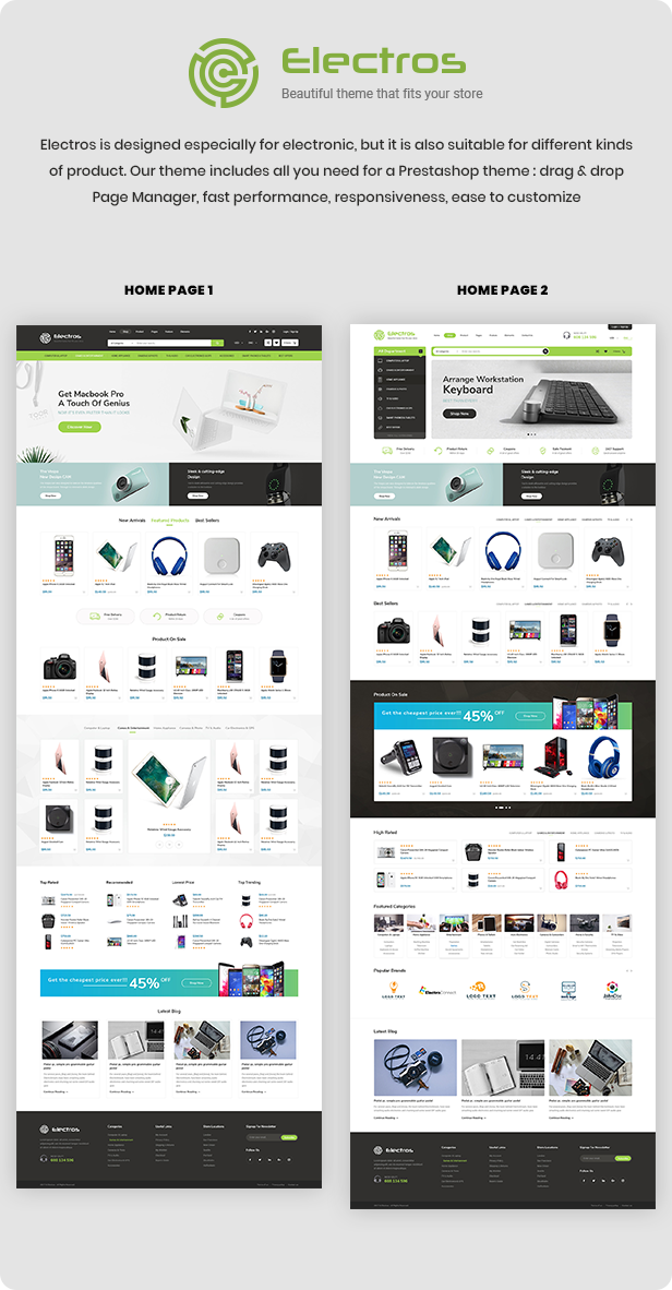 prestashop theme