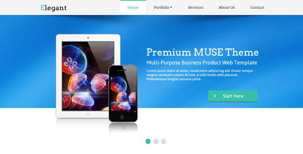 Elegant Muse Web Template