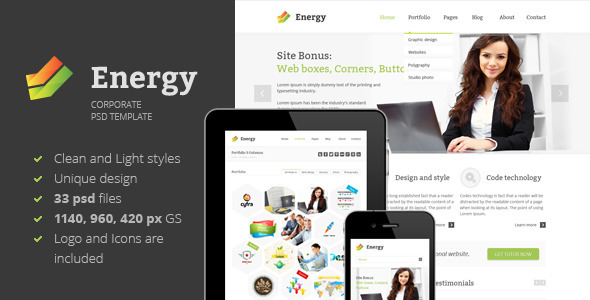 Energy - PSD Template