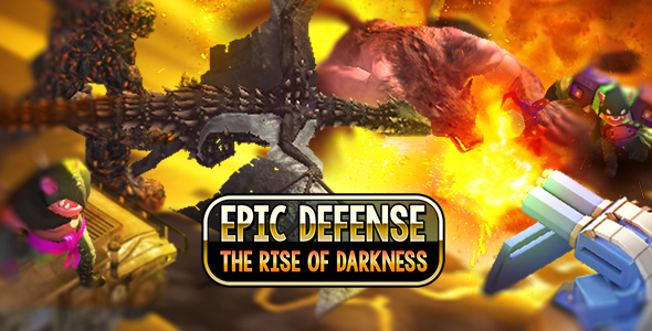 Epic Defense - The Rise Of Darkness Unity Template