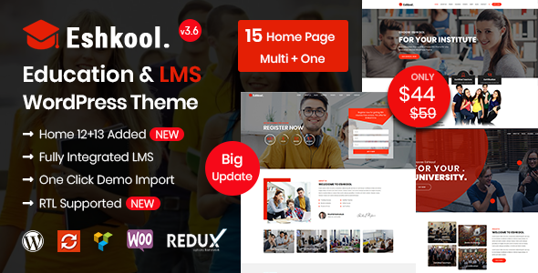 Eshkool - Education WordPress Theme