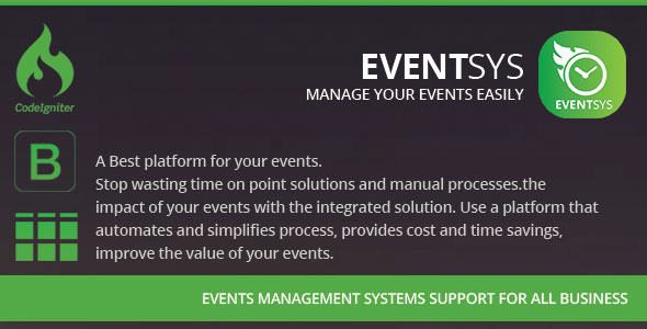 Eventsys & Events Management System