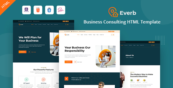 Everb - Business Consulting HTML Template