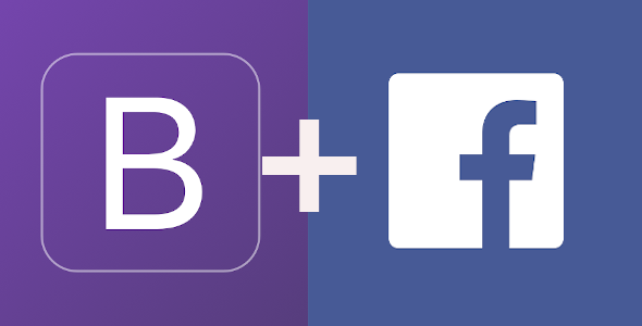 Facebook Bootstrap 4