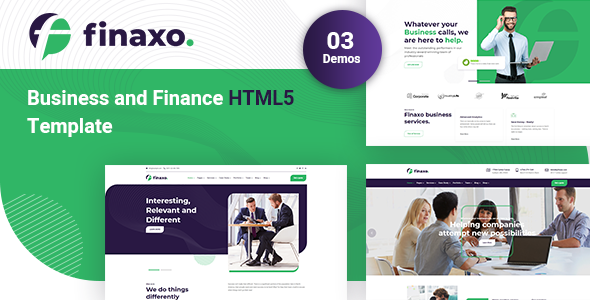 Finaxo - Business and Finance HTML5 Template