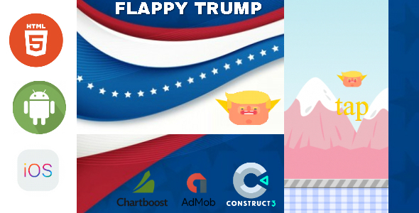 Flappy Trump - HTML5 Game - HTML5 Website