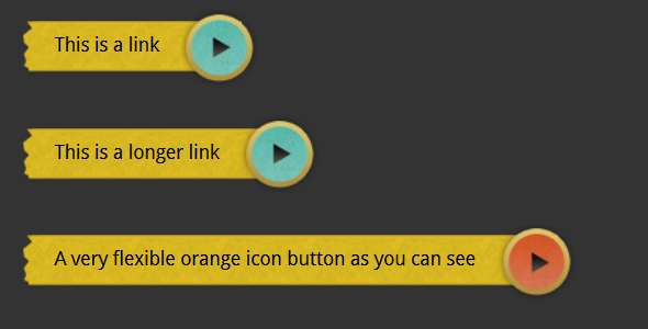 Flexible Web Graphic CSS Buttons