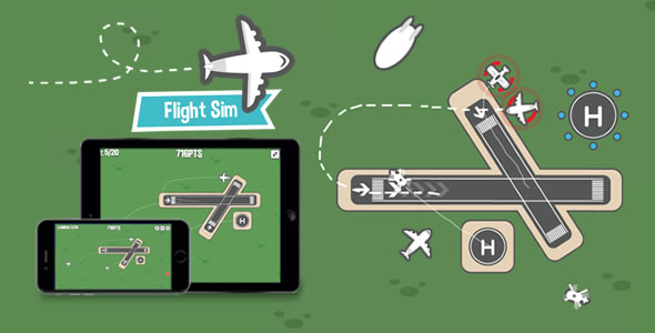 Flight Sim - HTML5 Game