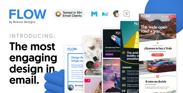 Flow - Responsive Multipurpose HTML Email Templates + Robust Editor