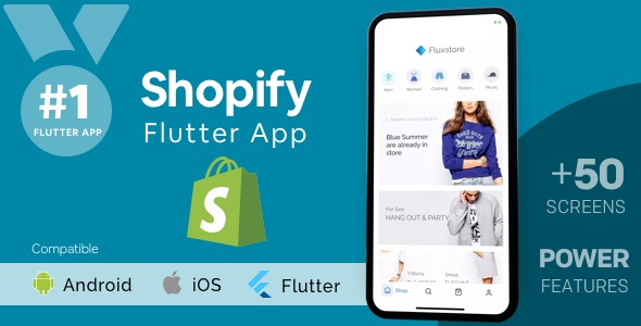 FluxStore Shopify - The Best Flutter E-commerce app