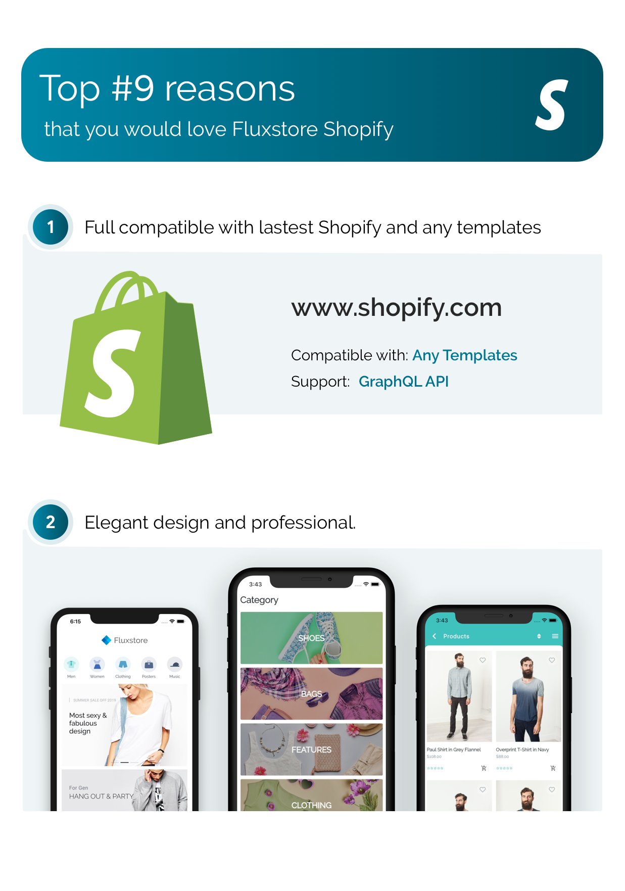 FluxStore Shopify - The Best Flutter E-commerce app - 1