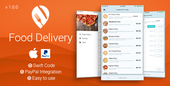 Food Delivery - iOS App