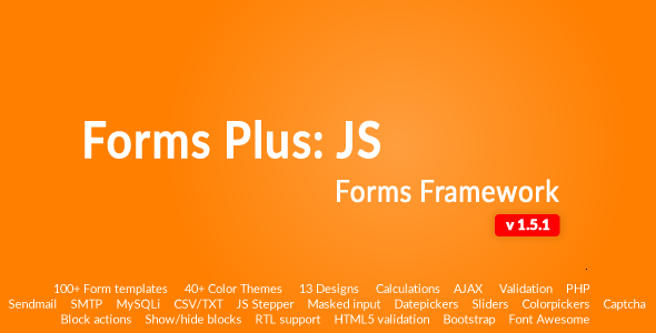 Form Framework with Validation & Calculation - Forms Plus: JS