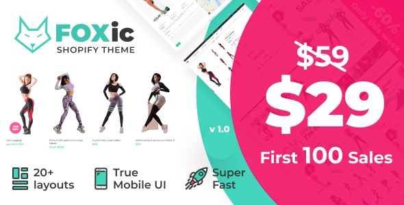 Foxic - Modern and Clean, Multipurpose Shopify Theme