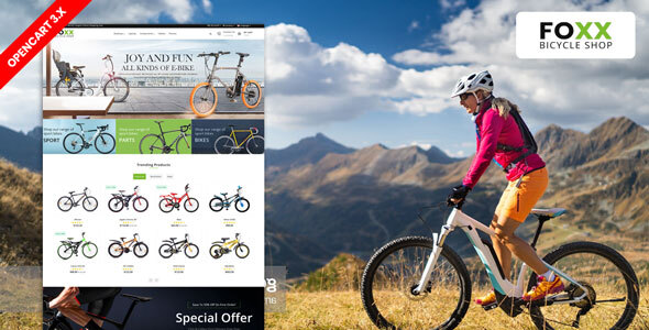 Foxx Bike & Bicycle responsive Theme