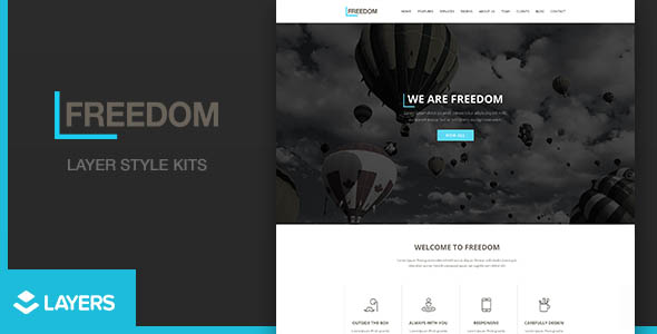 Freedom | Layers Wordpress Style Kits