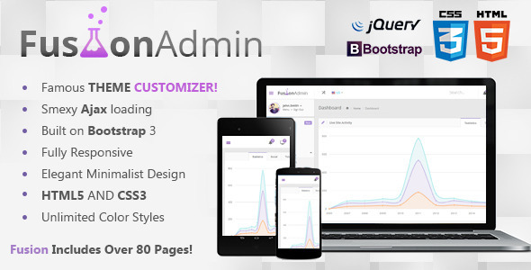 Fusion - Responsive Admin Dashboard