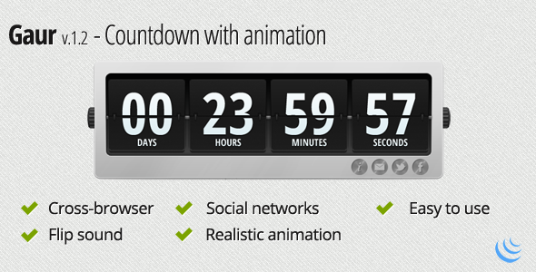 Gaur - Countdown with Animation