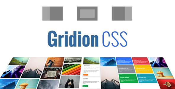 Gridion CSS - Responsive Bootstrap Portfolio Grid